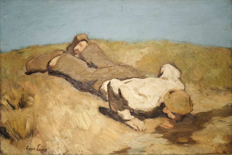 Boy at the Spring by Albin Egger-Lienz — Oil Painting Reproduction