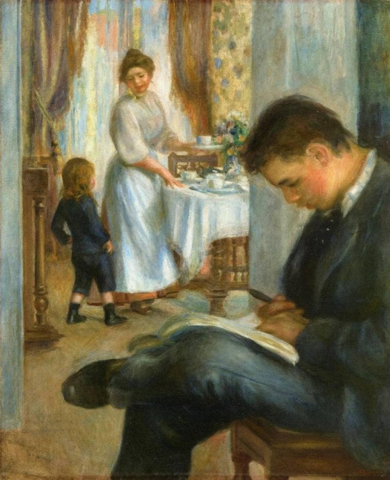 Breakfast at Berneval by Pierre-Auguste Renoir — Oil Painting Reproduction