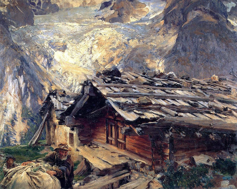 Brenva Glacier by John Singer Sargent — Oil Painting Reproduction