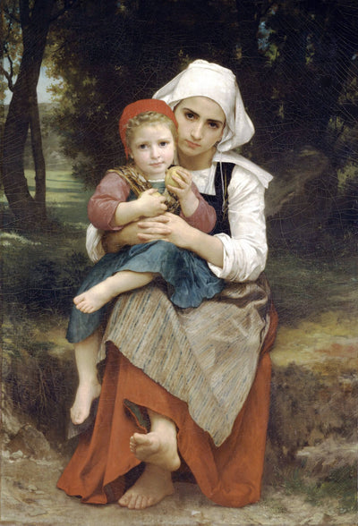 Breton Brother and Sister in apartment