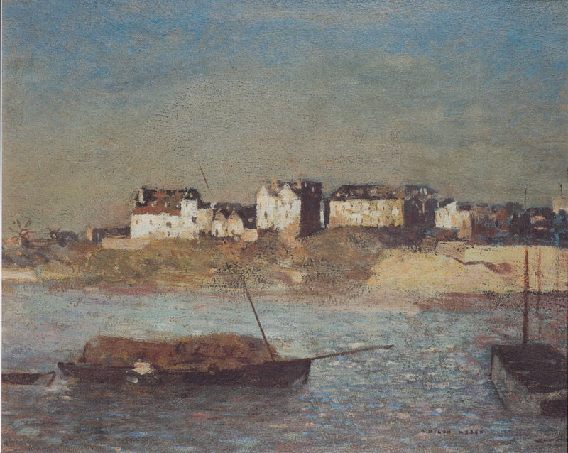 Breton harbour by Odilon Redon — Oil Painting Reproduction