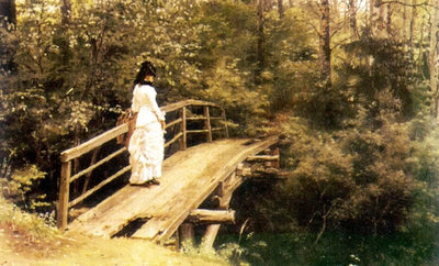 Bridge in Abramtsevo in bedroom