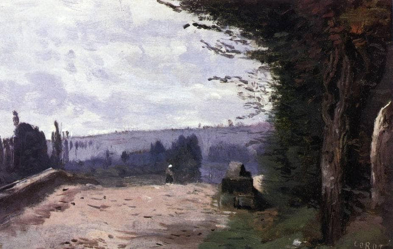 Bridge in the Coubron Valley by Camille Corot — Oil Painting Reproduction