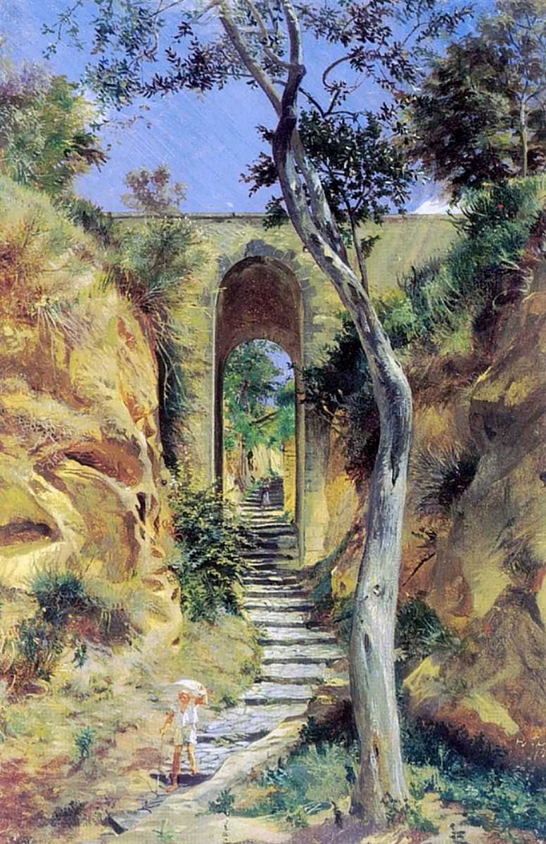 Bridge in Viko by Nikolai Ge — Oil Painting Reproduction