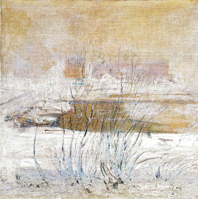 Bridge in Winter in bedroom