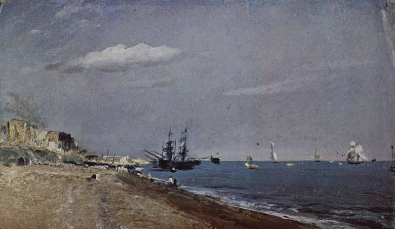 Brighton Beach with Colliers by John Constable, Oil Painting Reproduction