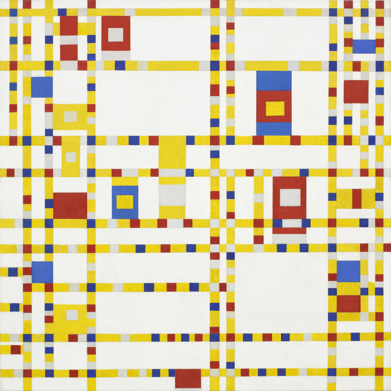 Broadway Boogie Woogie by Piet Mondrian — Oil Painting Reproduction