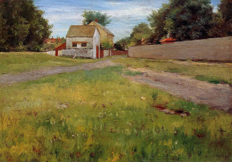 Brooklyn Landscape by William Merritt Chase — Oil Painting Reproduction