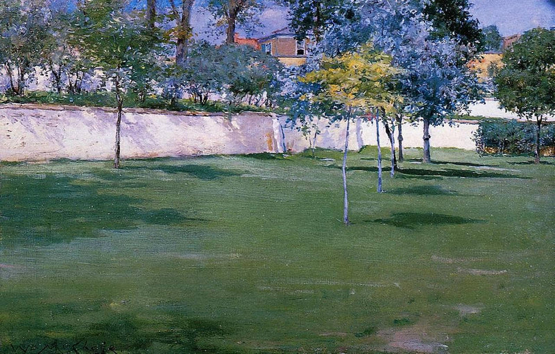 Brooklyn Navy Yard by William Merritt Chase — Oil Painting Reproduction