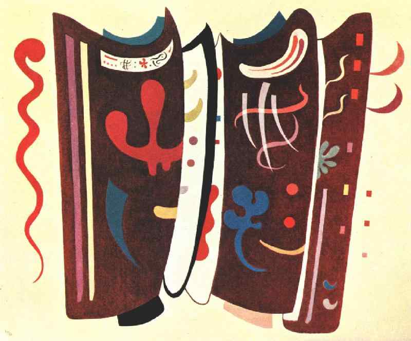 Brown with supplement by Wassily Kandinsky — Oil Painting Reproduction