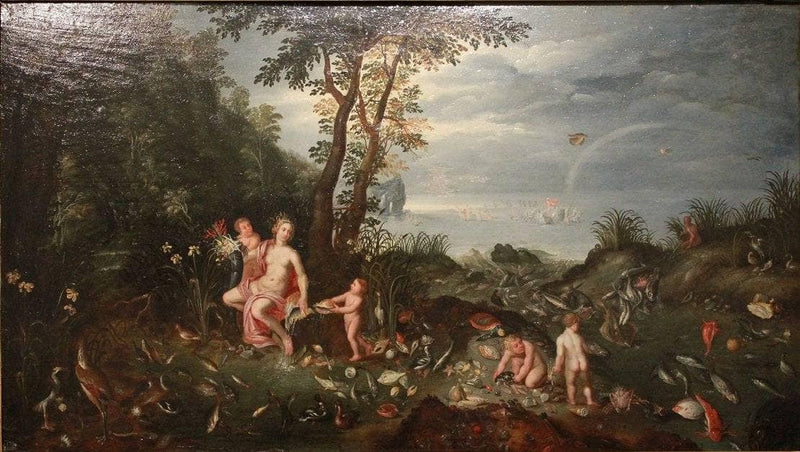 La Mer Et Ses Productions by Jan Brueghel the Elder — Oil Painting Reproduction