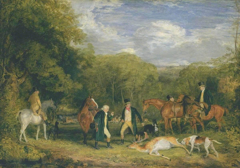Buck-shooting in Windsor Great Park by John Frederick Lewis — Oil Painting Reproduction