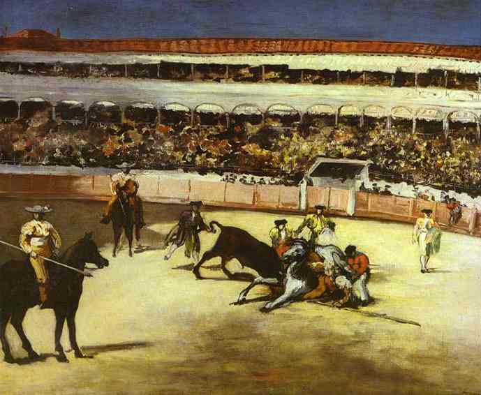 Bull-fighting scene by Edouard Manet — Oil Painting Reproduction