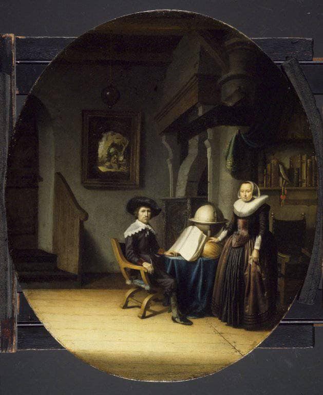 Burgomaster Hasselaar and His Wife by Gerrit Dou — Oil Painting Reproduction