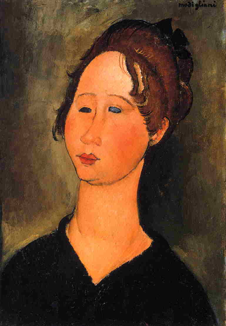 Burgundian Woman by Amedeo Modigliani — Oil Painting Reproduction