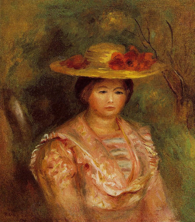 Bust of a Woman (Gabrielle) by Pierre-Auguste Renoir — Oil Painting Reproduction