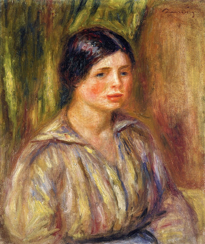 Bust of a Young Woman in hallway