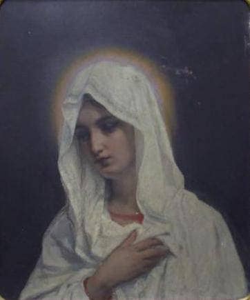 Bust of the Virgin by Francesco Hayez — Oil Painting Reproduction