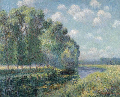By the Eure River in Spring in kitchen