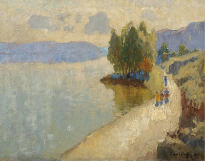 By the Lake in hallway