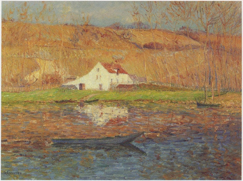 By the Loing River by Gustave Loiseau — Oil Painting Reproduction