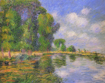 By the River in Autumn in living room