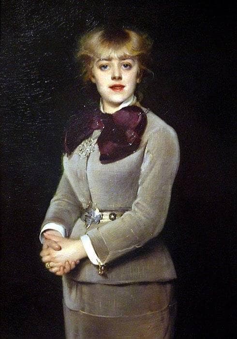 Portrait de Mlle Samary by Louise Abbéma — Oil Painting Reproduction