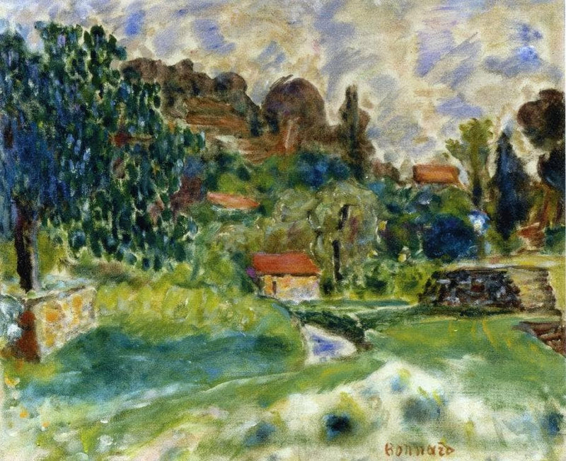 Cagnes Landscape by Pierre Bonnard — Oil Painting Reproduction