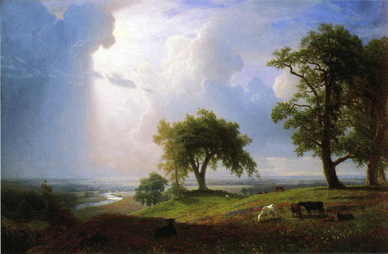 California Spring by Albert Bierstadt — Oil Painting Reproduction