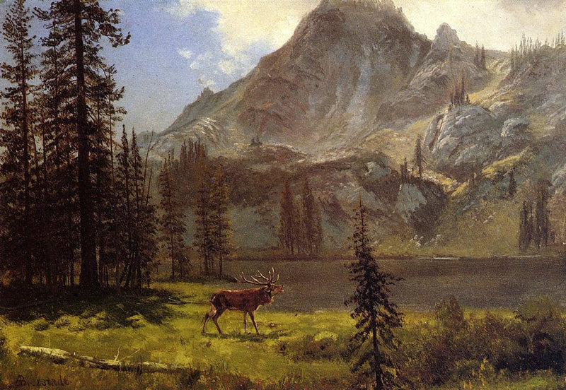 Call of the Wild by Albert Bierstadt — Oil Painting Reproduction