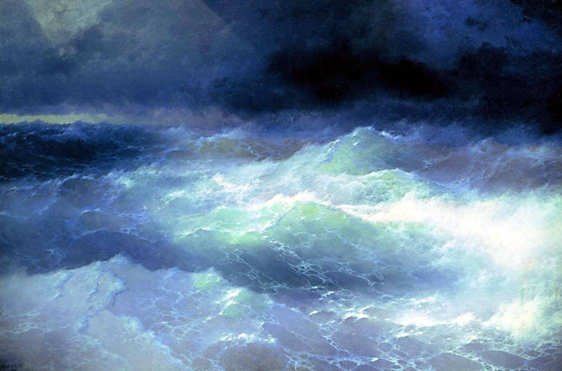 Calm sea by Ivan Aivazovsky — Oil Painting Reproduction