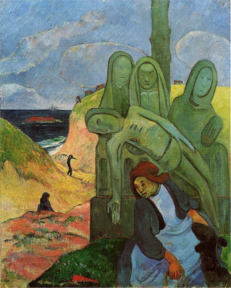 Calvaire breton by Paul Gauguin — Oil Painting Reproduction