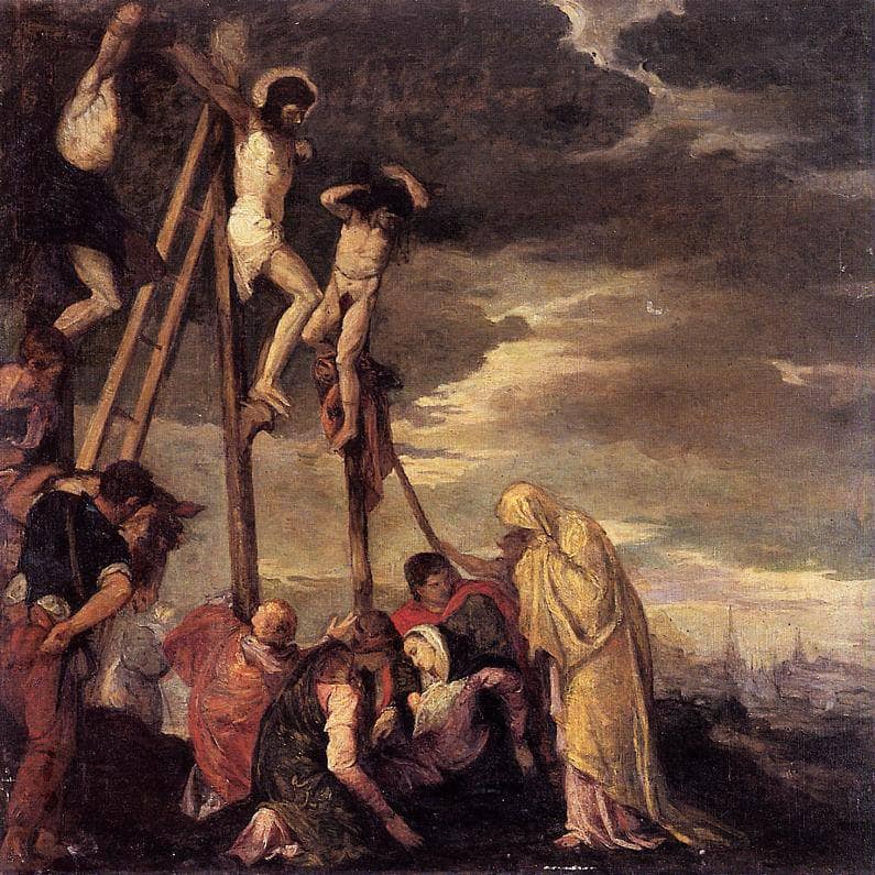 Calvary (after Veronese) by Berthe Morisot — Oil Painting Reproduction