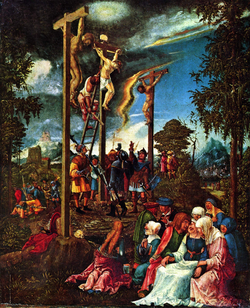 Calvary by Albrecht Altdorfer — Oil Painting Reproduction