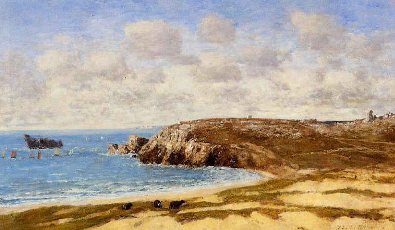 Camaret, Le Toulinguet by Eugene Boudin — Oil Painting Reproduction