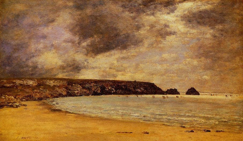 Camaret, the Bay by Eugene Boudin — Oil Painting Reproduction