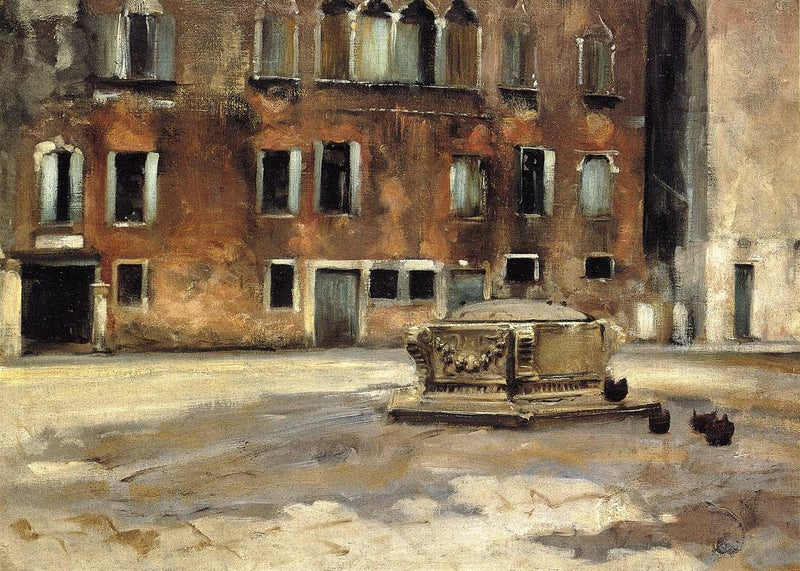 Campo San Agnese, Venise by John Singer Sargent — Oil Painting Reproduction