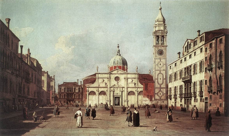 Campo Santa Maria Formosa by Canaletto — Oil Painting Reproduction