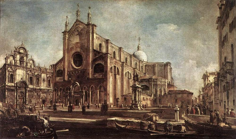 Campo Santi Giovanni e Paolo by Francesco Guardi — Oil Painting Reproduction