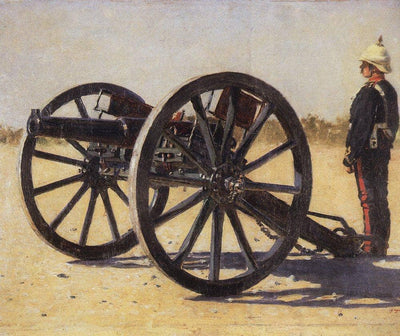 Cannon in bedroom