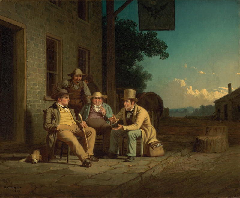 Canvassing for a Vote by George Caleb Bingham — Oil Painting Reproduction