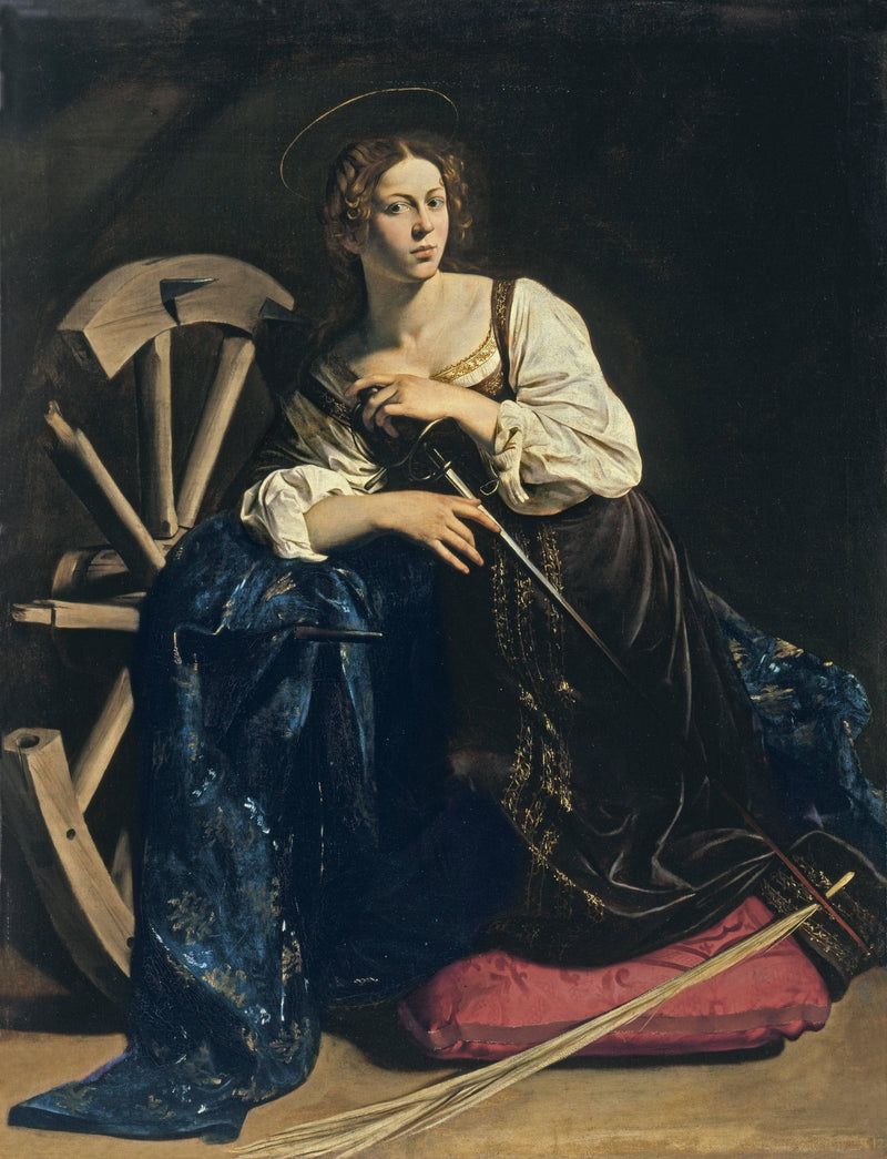 Saint Catherine of Alexandria by Caravaggio — Oil Painting Reproduction