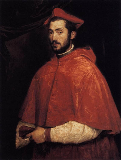 Cardinal Alessandro Farnese in home office
