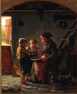 A meal in home office