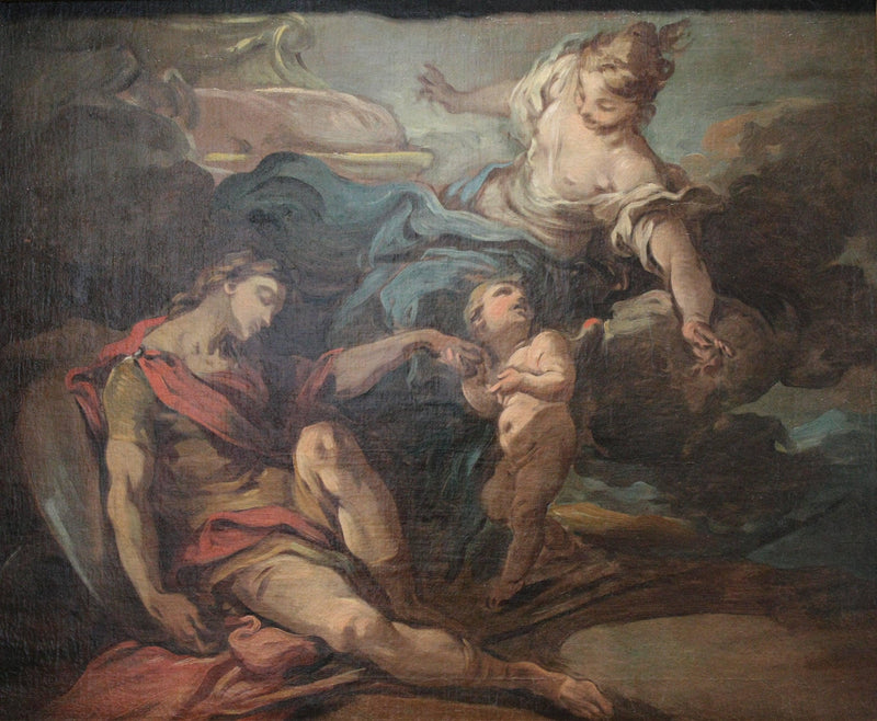 Endymion Et Séléné by Charles-Andre van Loo (Carle van Loo) — Oil Painting Reproduction