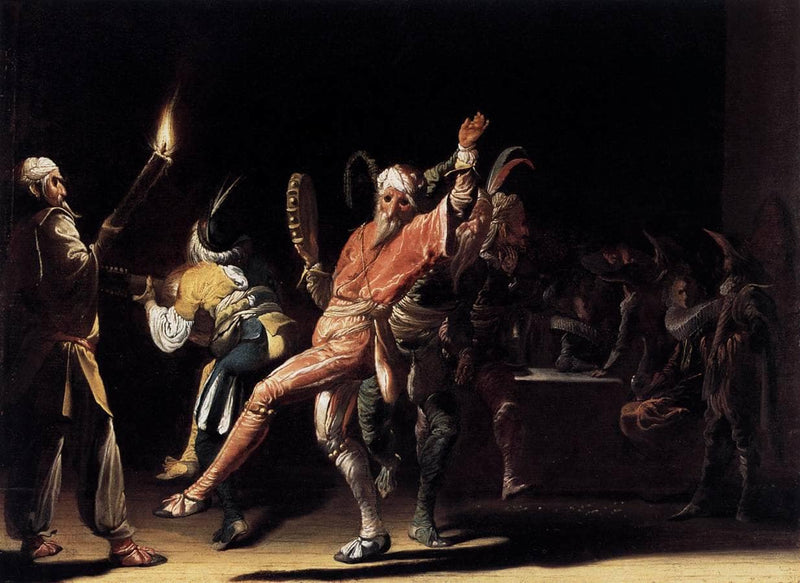 Carnival Clowns by Willem Cornelisz Duyster — Oil Painting Reproduction
