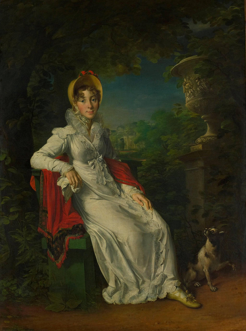 Carolina Ferdinanda Louisa Van Sicilië (1798-1870) by François Gérard — Oil Painting Reproduction