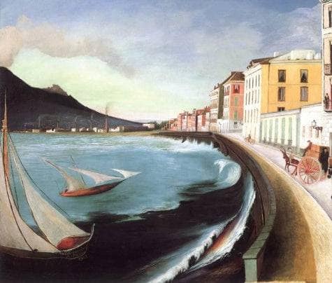 Castellamare di Stabia by Tivadar Kosztka Csontvary — Oil Painting Reproduction
