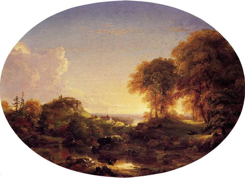 Catskill Landscape by Thomas Cole — Oil Painting Reproduction