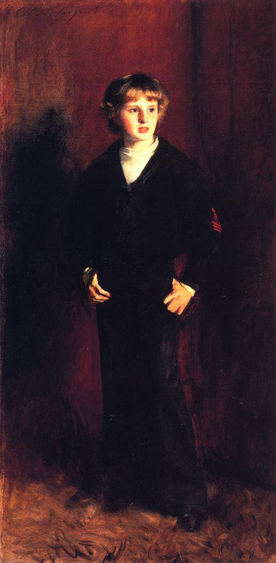 Cecil Harrison in hallway
